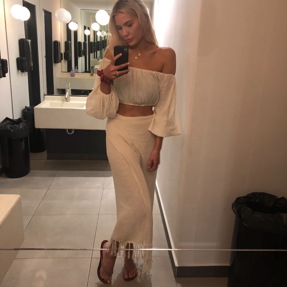 Savannah Morrow the label crop top